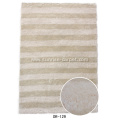 Polyester Strip Silk Design Shaggy Rug